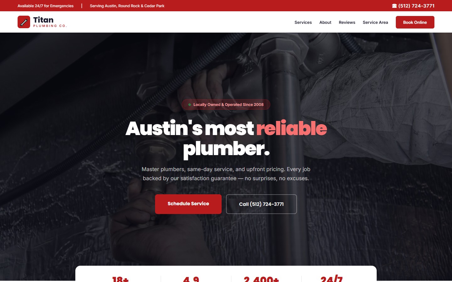 Titan Plumbing Website